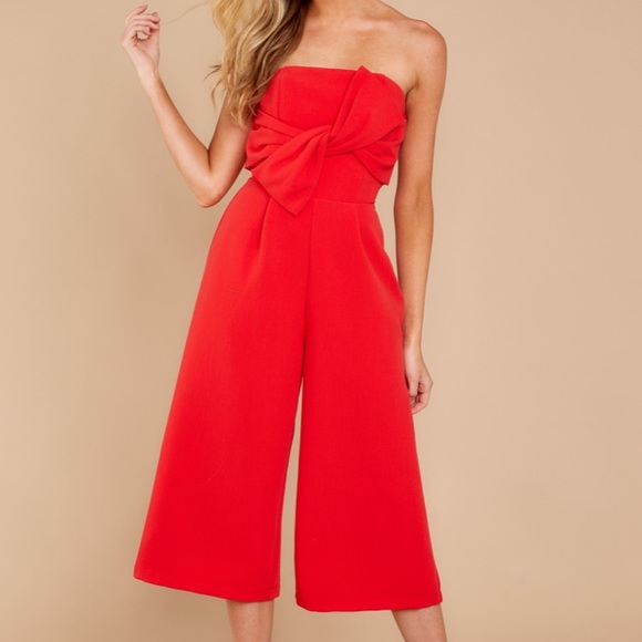 Dresses & Skirts - Red Jumpsuit